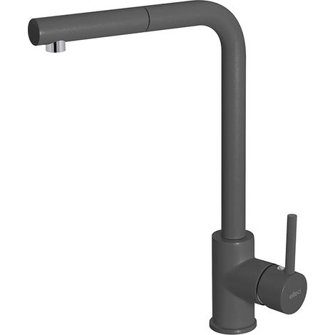Rubinetto Miscelatore Cucina Elleci Trail Plus Metaltek Nero Ghisa MMKTRP70 (1/2)