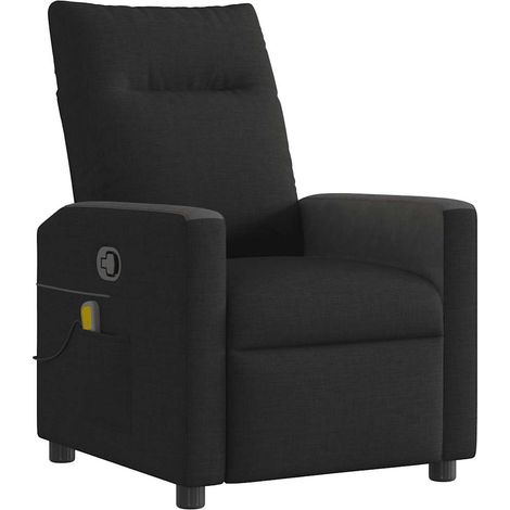 Maison Exclusive - Massagesessel Schwarz Stoff