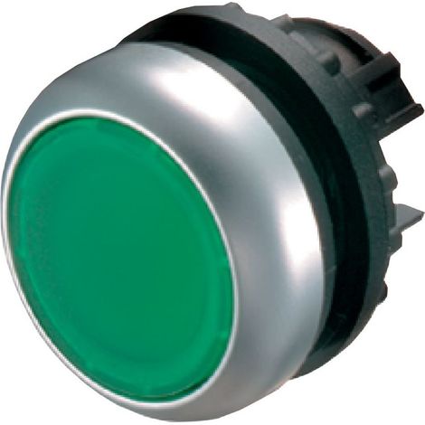 EATON M22-DRL-G PULSADOR LUMINOSO RASANTE, ENCLAVAMIENTO, VERDE, 3.0CM X 3.0CM X 3.0CM, CAJA DE 5