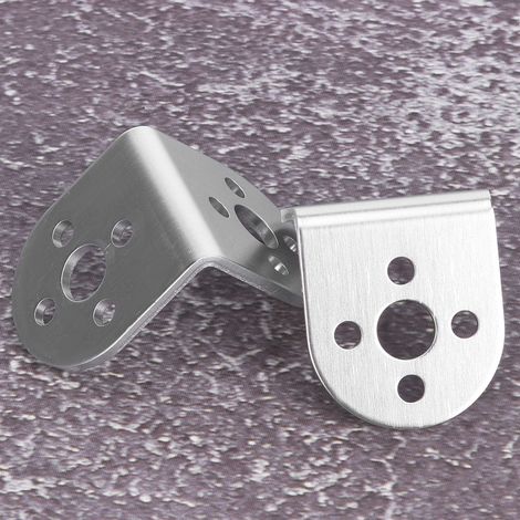 2 supports en aluminium en forme de L pour pièces de rechange Pitsco Tetrix Robotics (1/5)