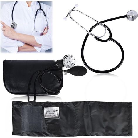 Tensiomètre manuel avec stéthoscope et brassard, kit Bp classique avec sac de transport
