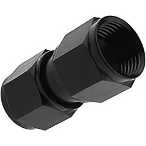 Raccord Union AN6, Coupleur Fileté Aluminium Anodisé (Femelle-Femelle) Adaptateur pour Tuyau de Carburant (1/5)