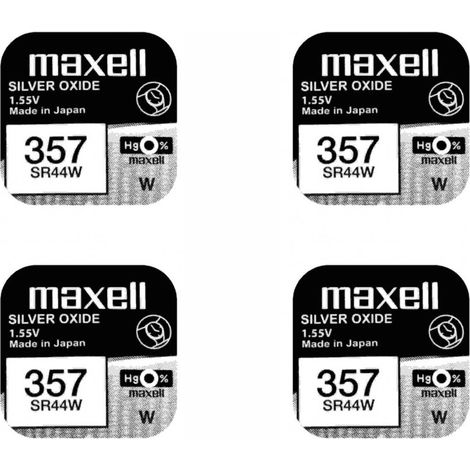 .4 pile 357 SR44W Maxell.