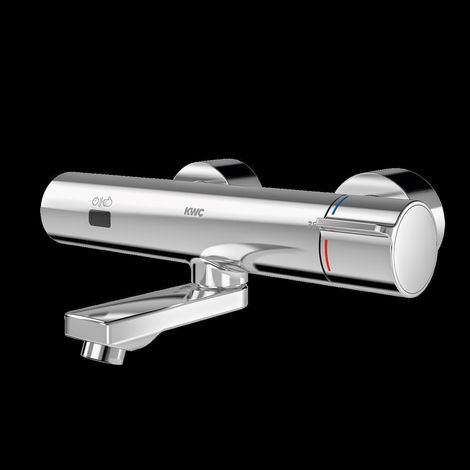 KWC Wandbatterie, F5, Elek, Thermostat, Schwenkausl, 145 mm, für. C-modul, Batt (1/2)