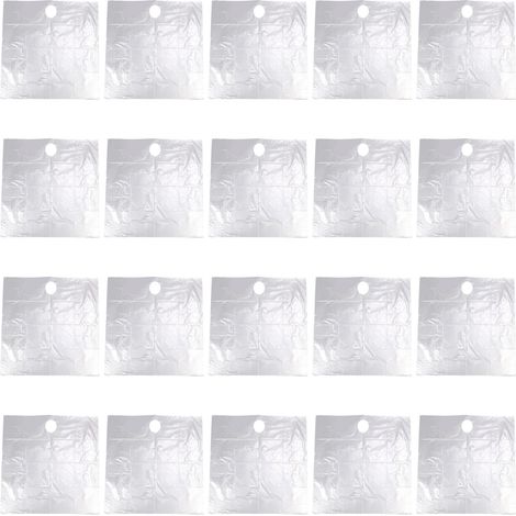 20 sachets de protège-éviers biodégradables pour barbe, récupérateurs de poils jetables, doublures de lavabo à usage unique, 20 pièces. (1/5)