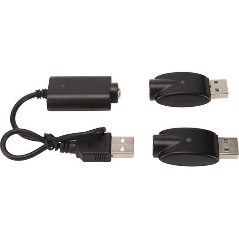 Chargeur USB intelligent avec protection contre la surcharge et indicateur LED - Noir (1/5)
