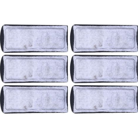 6pcs Ouate Aquarium Filtre Aquarium, Coton de Filtre à Poisson, Cartouches de Filtration de Rechange pour Filtre d'Aquarium, Ouate Filtrante Aquarium, Filtre Coton et Carbone Actif, Suspendu (1/5)