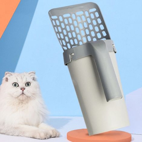 Pelle à Litière avec Bac à Déchets Détachable - Outil de Nettoyage pour Chat (1/5)