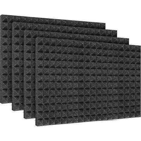 24 pièces 30x30x2,5 cm Mousse d'isolation acoustique en coton (1/3)
