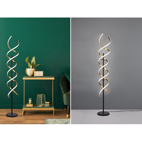 LED Stehleuchte SEQUENCE dimmbar Lichtfarbe einstellbar Messing 150cm (1/5)