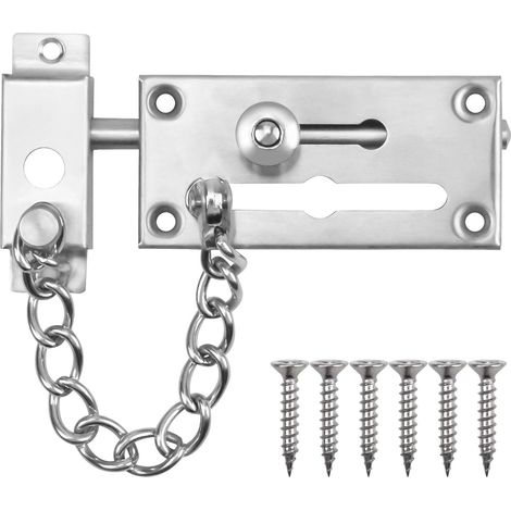 Türkette, massives, diebstahlsicheres Edelstahl-Sicherheitsschloss L, ZQKLA-AquaForge