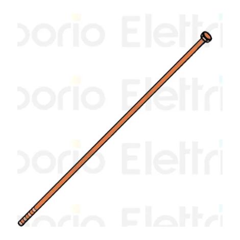 faac pièce détachée vis piston 400 ped/750 '88 7019145 (1/3)