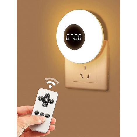 Veilleuse LED encastrable, veilleuse pour salle de bain et toilettes, éclairage d'escalier intérieur, pour adultes (1/4)