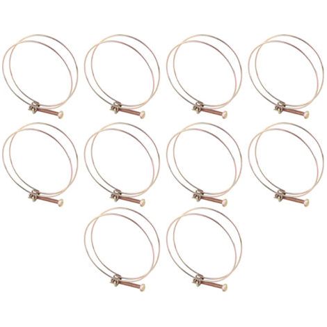 Collier de serrage double fil pour tuyau d'arrosage, clip de fixation pour tuyau (94 mm - 100 mm)