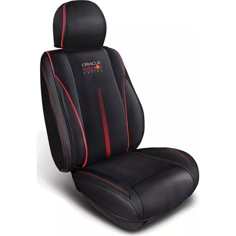 coprisedile auto redbull "powerbar" nero e rosso