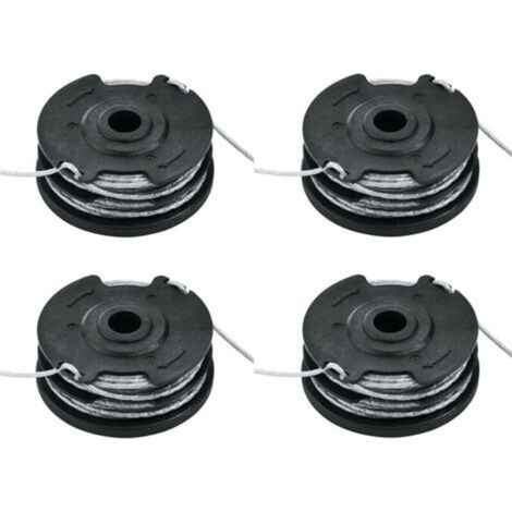 Recambio Bosch F016800351 y bobina integrada de 6 m de hilo de 1,65 mm de diámetro para desbrozadoras Crezuo.