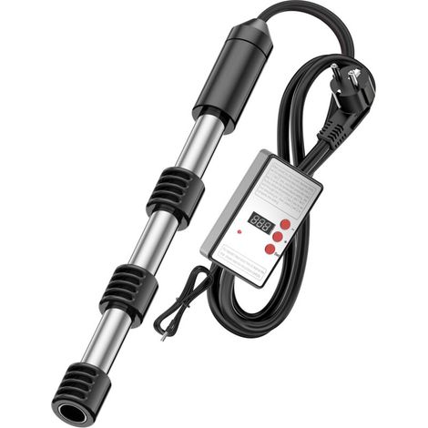 2500W Pool-Heizung, Badewannen-Tauchheizkörper mit Thermostat, Temperatureinstellung, automatische Abschaltung, elektrischer Eintauch-Wassererhitzer, gelb (1/3)