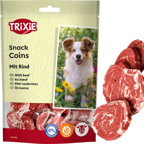 Snack per cani a forma di moneta di manzo Trixie PREMIO 100g