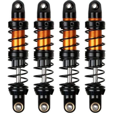 RC Shock Absorber, 4pcs RC Accessories, RC Shock Absorber for 1/10 RC Crawler Car Axial SCX10 90046 AXI03007 TRX4 TRX6 (70mm)