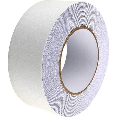 10m x 5cm Ruban Adhésif Transparent Antidérapant de Haute Qualité Ruban de Sécurité Antidérapant Intérieur Escaliers Extérieurs