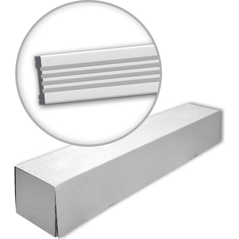 Profhome 651702-box 1 caja 30 piezas Moldura para pared Friso diseño moderno  60 m