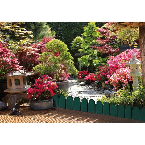 Bordura de jardin sierra border 0.20x0.80 m verde nortene