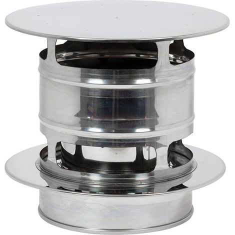 Chapeau anti pluie - DPI Inox 316L  150 mm