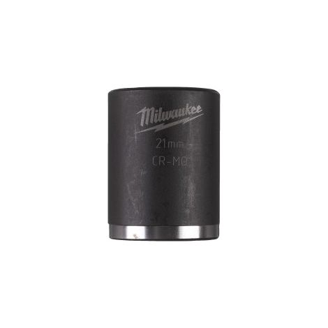 VASO DE IMPACTO 1/2" CORTO 21MM-MILWAUKEE-4058546339784