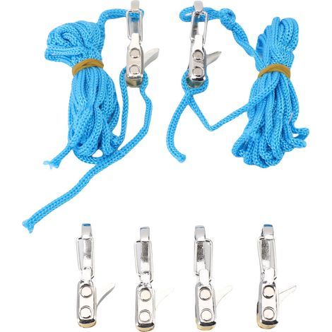 Ajusteur de corde, contrôle facile, réglage rapide, tendeur de cordon de Fixation sécurisé avec boîte pour Camping et bateau (1/5)