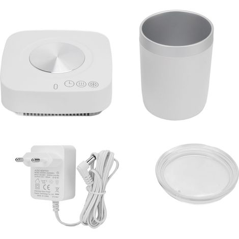 Chauffe-café/refroidisseur avec tasse de 450 ml. Chauffe-café électrique de table. Chauffe et refroidit les boissons comme le café, le lait ou le thé. Prise européenne 110-240 V. (1/5)