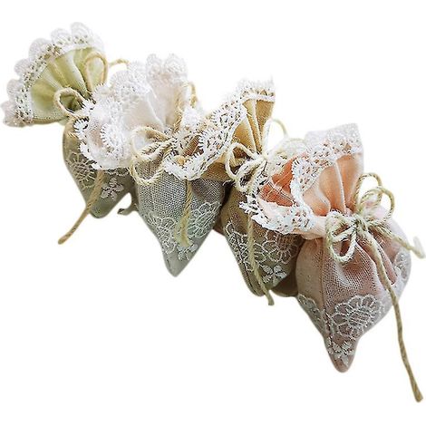10 Stück Aufbewahrungsbeutel für Süßigkeiten und Schmuck für Hochzeitsfeiern