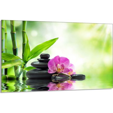 Glasschutzplatte für den Herd 80x52 Orchidea (1/5)