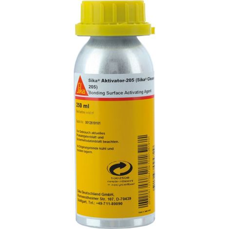 Primaire antirouille pour métal – Sika Aktivator 205 – 30 ml – Améliore l'adhérence sur surfaces non poreuses