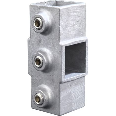 Adaptateur de tube carré en alliage-30x30 gros 3 voies (1/2)
