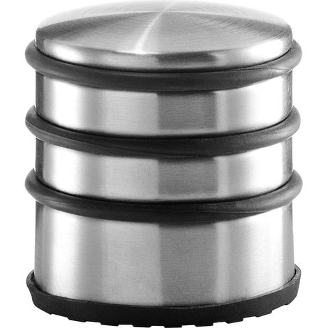 Fermo porta zeller door stopper acciaio inox 6,5 cm
