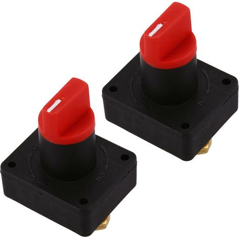2 interrupteurs coupe-circuits de batterie 100 A pour bateau, voiture, camion (1/5)