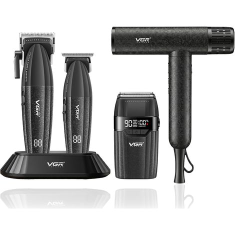 Kit Tondeuse Cheveux Hommes Sans Fil Avec Écran LED (1/5)