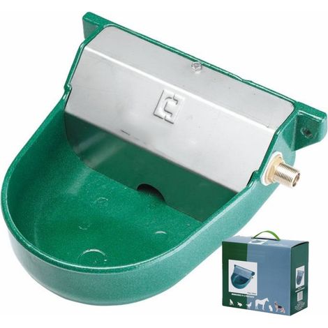 Automatischer Trinknapf aus lackiertem Aluminium für Hunde. 20 x 22 x 10 cm. Konstanter Wasserstand. Kann an der Wand befestigt