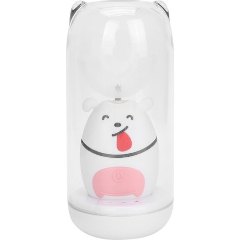 Brosse à Dents Électrique Automatique en U pour Enfants 2-6 Ans, Étanche IPX7 avec Coque de Protection (1/5)