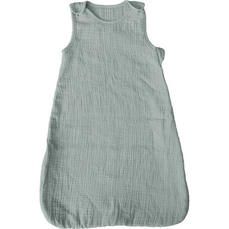 Paris Prix - Gigoteuse Bébé sans Manches 70cm Vert Céladon (1/2)