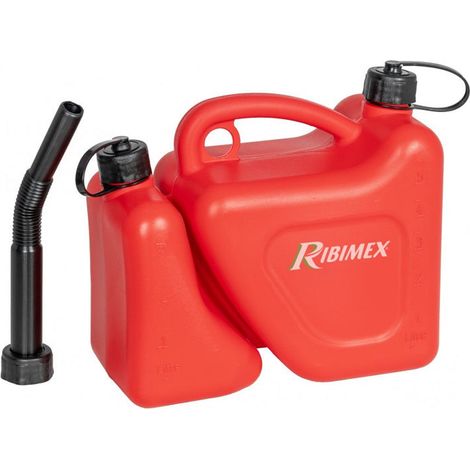 Bidón de gasolina de doble uso RIBIMEX 5L+2L