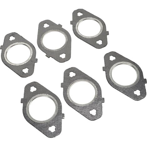 Kit de 6 joints de collecteur d'échappement pour Dodge Ram, compatible avec les moteurs Cummins 5.9 L et 6.7 L 24V. Étanchéité parfaite. (1/5)