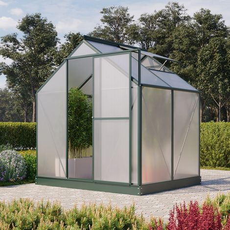 Vitavia Gewächshaus "Eos 3100", smaragd, 3,1 m², 4 mm HKP (1/5)