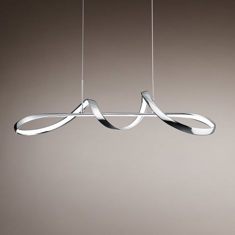 [NEUWERTIG] B-Ware Trio Perugia Pendelleuchte Deckenleuchte Leuchte Lampe Wohnzimmerlampe Chrom