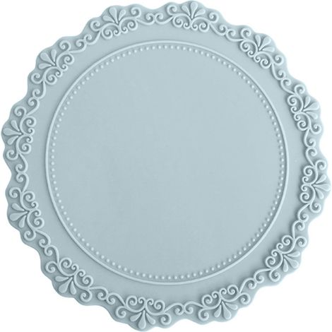 Placemat Rond En Silicone Imperméable Anti-graisse Protection Thermique Pour Table À Manger - Diamètre 10 cm - 1 Pièce (1/5)