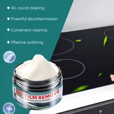 KineShineX Oil Film Polishing Paste powerfully removes tar residue and oil film, polishing and brightening the surface. (1/4)