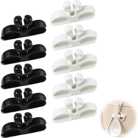 10 PCS Organisateur de Câbles pour Petits Appareils,Enrouleur de Cordon (1/5)