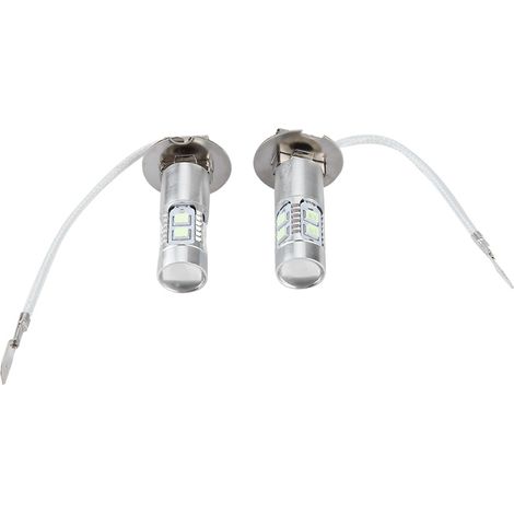2 H3 100W 1200LM 8000K Blau-Weiße LED-Lampen, Autoscheinwerfer, Nebelscheinwerfer, Tagfahrlicht, Kfz-Ersatzset (1/5)