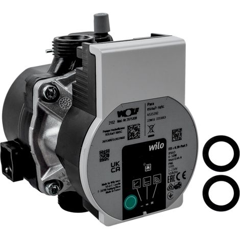 Wolf Pompe de circuit de chauffage Para RSL Ku/7-50 SC-12, pour CGB/CGW/CGS-24 kW, 2075309 (1/2)