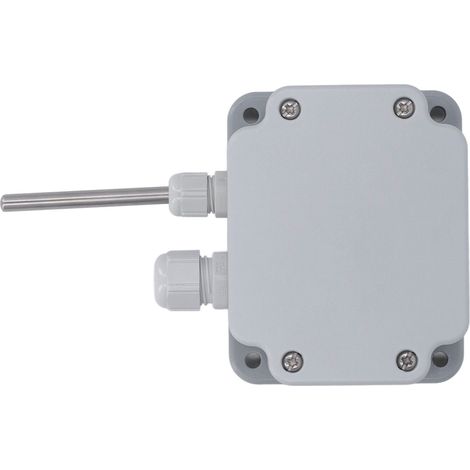Temperatursensor IP65, Wandmontage, Temperaturtransmitter, Klimaanlagen-Datenerfassung, Luftwärmedetektor, DC 10–30 V, RS485-Ausgang (1/5)